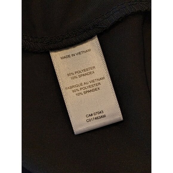 CECE Womens Sleeveless Velour Blouse Top Size XL Black Lace Hem Trim Whimsygoth - Picture 7 of 8